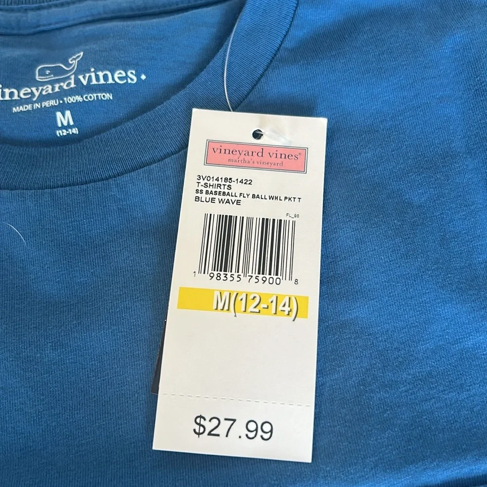 NWT Boys Vineyard Vines Blue Graphic T-Shirt - Picture 5 of 5